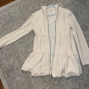 Free People Tiered Trapeze Zip-Up